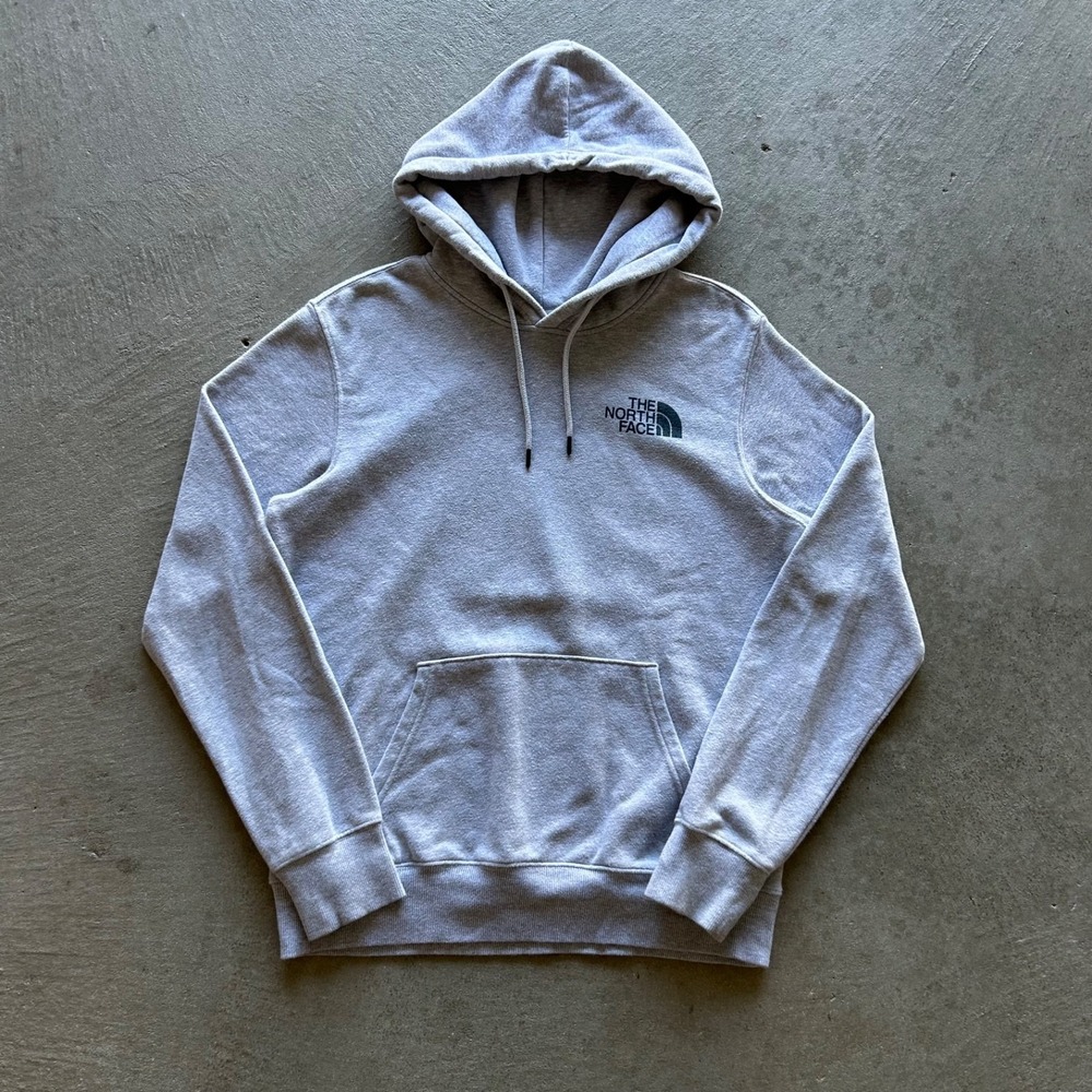 The North Face Sweatshirt Mens Size Small Gray Hoodie TNF‎ Outdoor Hiking